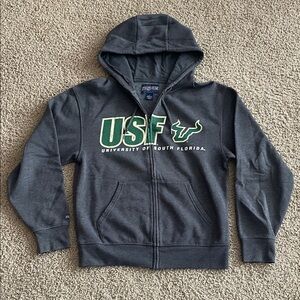 Jansport Dark Gray USF Zip-Up Hoodie
